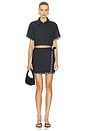 view 5 of 6 Banks Wrap Mini Skirt in Black Multi