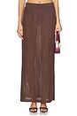 view 1 of 6 NICKY スカート in Chocolate