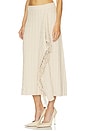 view 3 of 6 Kara Midi Skirt in Sand