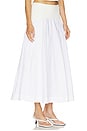 view 2 of 6 Ovie Midi Skirt in White
