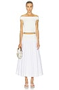 view 5 of 6 Ovie Midi Skirt in White