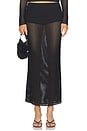view 1 of 6 Demitri Midi Skirt in Black
