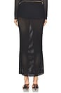 view 4 of 6 Demitri Midi Skirt in Black