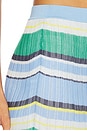 view 6 of 6 Kimmie Plisse Mini Skirt in Periwinkle Stripe