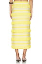 view 4 of 6 JUPE MIDI EN MAILLE LULA in Solar Stripe