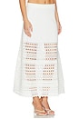 view 2 of 6 Westly Open Stitch Knit Skirt in Ivory