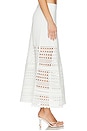 view 3 of 6 Westly Open Stitch Knit Skirt in Ivory