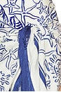 view 6 of 6 Russo Pareo With Fringe in Blueberry