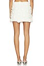 view 4 of 6 FALDA NOLIA FLORAL RAFFIA MINI in White