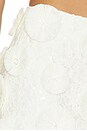 view 6 of 6 FALDA NOLIA FLORAL RAFFIA MINI in White
