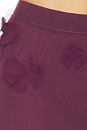 view 6 of 6 Cora Floral Applique Midi Skirt in Fig