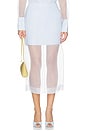 view 1 of 6 JUPE MIDI DANA in Periwinkle Sky