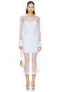 view 5 of 6 JUPE MIDI DANA in Periwinkle Sky