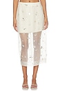 view 1 of 6 Delilah Midi Skirt in Yolk