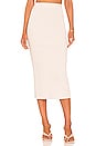 view 1 of 4 Brooklyn Compact Rib Midi Skirt in Chantilly