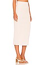view 2 of 4 Brooklyn Compact Rib Midi Skirt in Chantilly