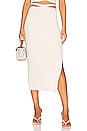 view 1 of 4 Orion Rib Midi Skirt in Ivory