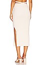 view 3 of 4 Orion Rib Midi Skirt in Ivory