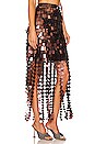 view 2 of 5 Lucee Sequin Midi Skirt in Chocolate