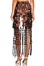 view 3 of 5 Lucee Sequin Midi Skirt in Chocolate