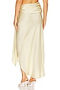 view 4 of 5 Elisabetta Draped Midi Skirt in Dried Pineapple
