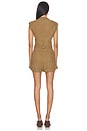 view 3 of 3 Tinka Belted Romper in Tan