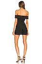 view 3 of 4 Valerie Off Shoulder Romper in Black