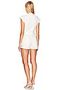view 3 of 3 Tinka Belted Romper in White