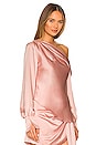 view 2 of 4 Alice One Shoulder Top in Rose Quartz