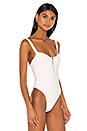 view 3 of 6 JONATHAN SIMKHA x REVOLVE Sleeveless Rib Bodysuit in White