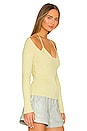 view 2 of 4 Jayline Scoop Neck Top in Chamomile
