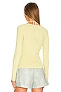 view 3 of 4 Jayline Scoop Neck Top in Chamomile