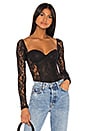 view 1 of 5 x REVOLVE Longsleeve Bodysuit in Black Lace
