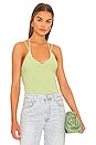 view 1 of 4 Hartley Compact Rib Double Halter Top in Pear