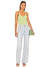 view 4 of 4 Hartley Compact Rib Double Halter Top in Pear