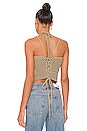 view 3 of 4 Ralia Corded Crochet Bustier Top in Rosemary