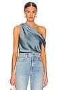 view 1 of 5 Lexy One Shoulder Top in Slate