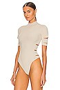 view 4 of 6 Zena Mockneck Bodysuit in Truffle