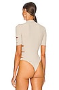 view 5 of 6 Zena Mockneck Bodysuit in Truffle