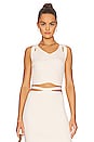 view 1 of 4 Lilianne Cut Out Halter Top in Ivory