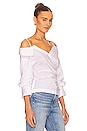 view 2 of 4 Elizabeth Off The Shoulder Top in White