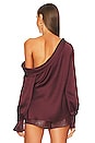 view 4 of 5 Alice One Shoulder Top in Mulberry