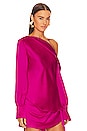 view 2 of 4 Alice One Shoulder Top in Bougainvillea