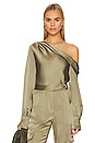 view 1 of 5 Alice One Shoulder Top in Willow