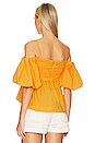 view 3 of 4 Tala Puff Sleeve Top in Zinnia