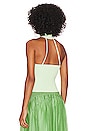 view 3 of 4 Rubie Mock Neck Top in Key Lime