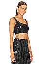 view 2 of 5 Karlena Crop Top in Black