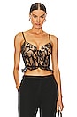 view 1 of 4 Dalila Lace Bustier in Black