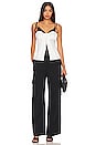 view 4 of 4 Hyla Lace Combo Camisole Top in Ivory