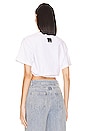 view 3 of 4 Jojo Cropped Tee in White